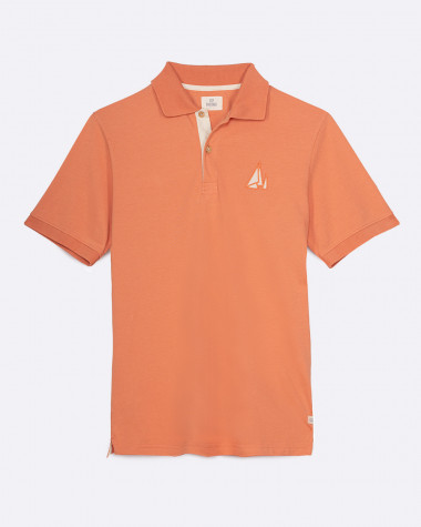 Herren-Poloshirt · Orange