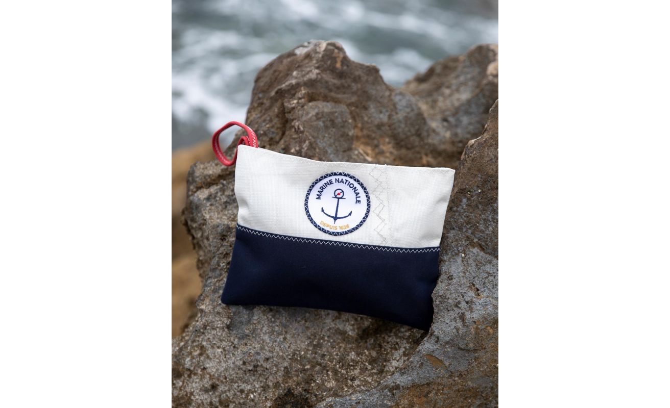 French navy 2025 clutch bag