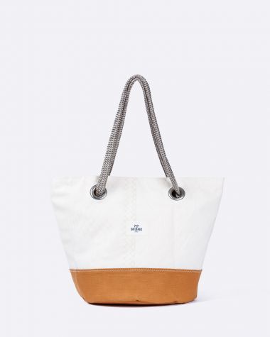 Handtasche Sandy · Hell braun Baumwolle