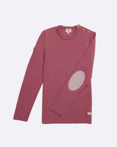 Women's sailor sweater Merino Wool · Old pink