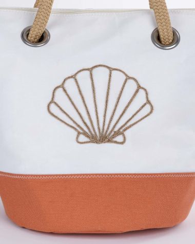 Handbag Sandy · Coral cotton