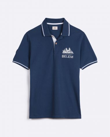 Herren-Poloshirt Belem · Marineblau