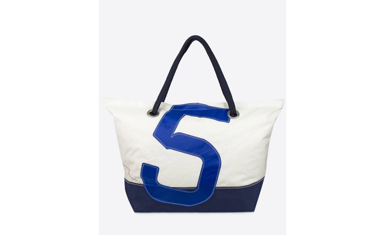 Carla Travel Bag · Navy Blue recyclé | 727 Sailbags USA