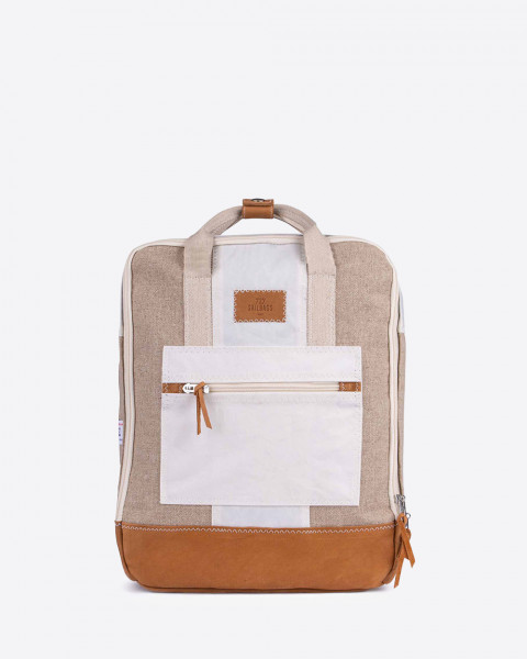 Willy backpack - Linen & Leather