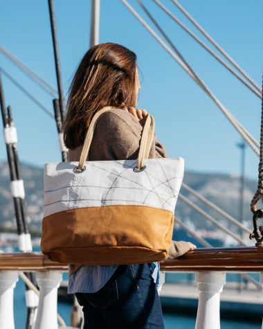 Large Shopper Recycled Sail Bag - Casco Totes