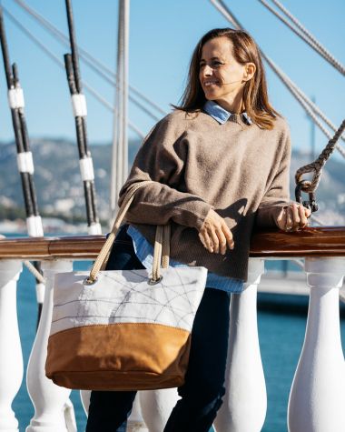 Stash It Tote Bag - Sail Away - LOVE Reusable Bags