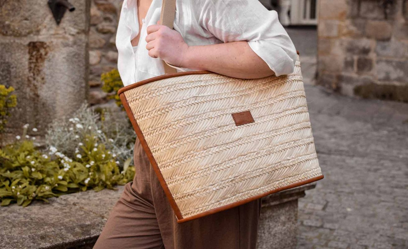 Pénélope Basket Bag · Camel Brown