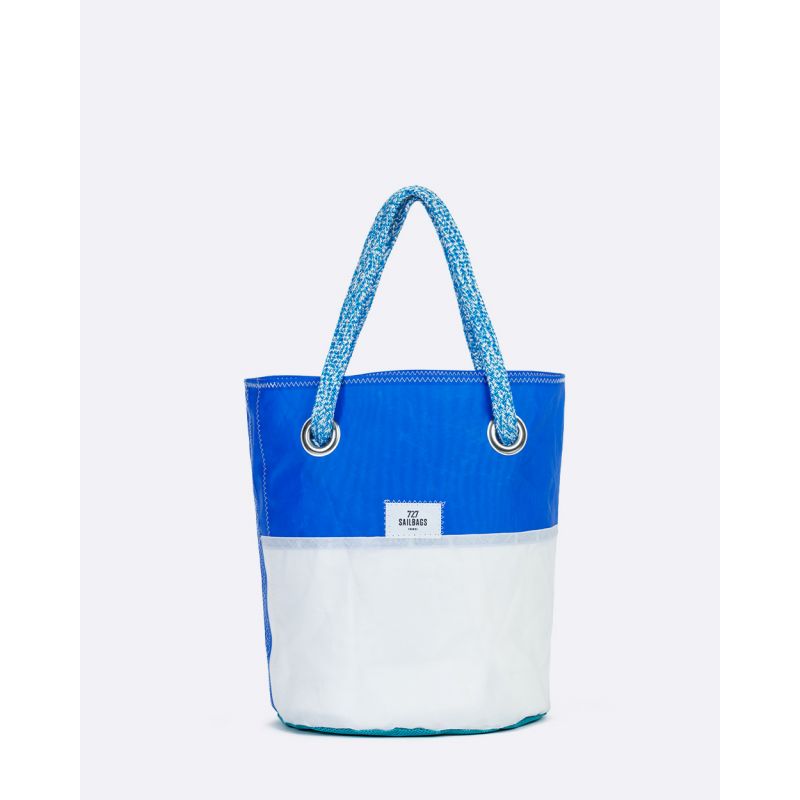 Beach Bag · Blue and white