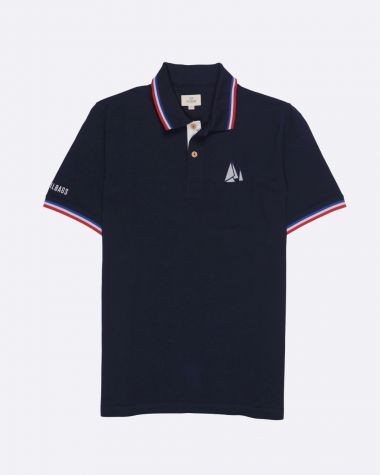 Men's short sleeve polo shirt · Navy Blue