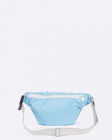 ON HOLD: on sale SCL Embellished Baby Blue Nylon Fanny Pack